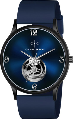 CHARLIEKEEN Luxury Redefined – Open Heart Soft Silicone Analog Watch for Men Analog Watch  - For Men