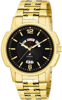 Giomex Golden R-3 ORIGINAL GOLD PLATED DAY & DATE FUNCTIONING FOR BOYS Analog Watch  - For Men