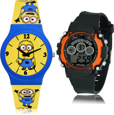 TIMETRANSELEVATE CM701-B4 Analog-Digital Watch  - For Boys
