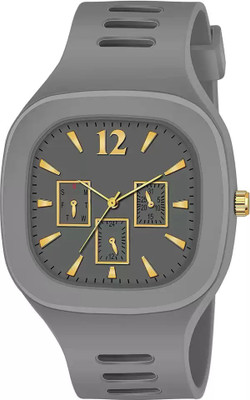 QALIBA A Choras 4 Colours Watches Square Multi DIAL Analog Silicon PU Strap ADDI Stylish Designer Black Square Digital Led Analog Watch Analog Watch  - For Boys & Girls