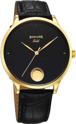 SONATA Gold Analog Watch  - For Men