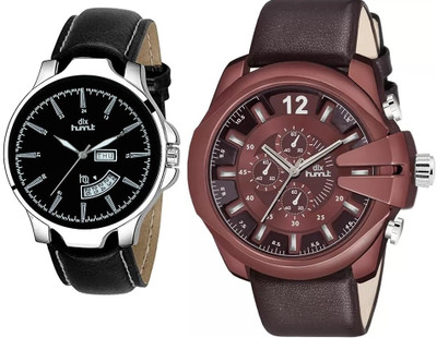 dlx hmt Leather Strap Scratch Proof Watch for Men Leather Strap Scratch Proof Watch for Men Analog Watch  - For Men