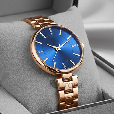 kairova KRW011_MA-BLUE Kairova Elegant Blue Dial Rose Gold Analog Watch  - For Girls
