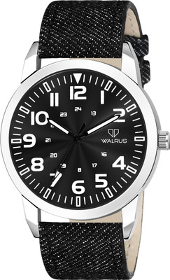 Walrus Walrus Men’s Black Dial Analog Watch - Dial 38.5mm URBAN-III Analog Watch  - For Men