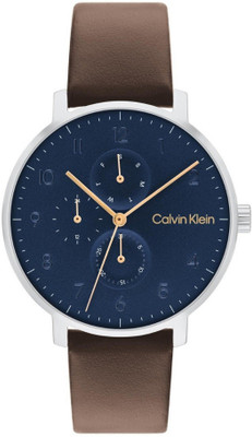 Calvin Klein Stun Stun Qtz Multifunction Blue Round Dial Unisex / Analog Watch  - For Men & Women