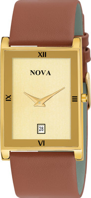 NOVA Golden watch Men's & Boys Golden Watch Analog Watch  - For Men & Women