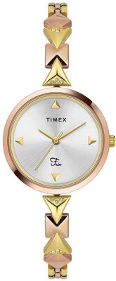 TIMEX TWEL18305 Fria Blue Round Dial Analog Watch  - For Women