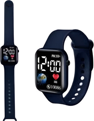S S ENTERPIRSES Stylish Digital Watch with Elegant Look for Men and Women Digital Watch For Kids Boys And Girls Only Date And Time Digital Watch  - For Boys & Girls