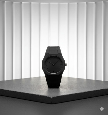 LOOFTRADER D3 Contemporary Black Arabic Dial Quartz Watch. Analog Watch  - For Men & Women