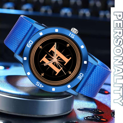 FEMEO ALPHA-H-AVO-BLU-SFR-1 Alpha Heritage Collection H Blue Strap Watch for Man & Boys Analog Watch  - For Men