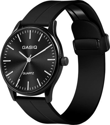 VOID GASIQ Classic Black Analog Quartz Watch – Sleek Modern Design with Comfortable GASIQ Classic Black Analog Quartz Watch – Sleek Modern Design with Comfortable Analog Watch  - For Men