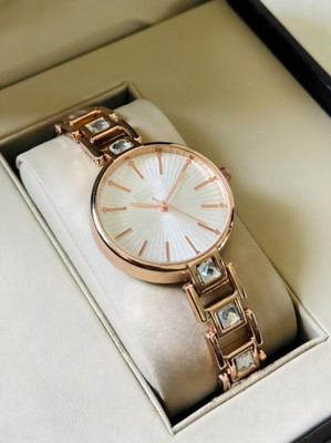 NITYA WHITE Stylish Branded strap Watch for Girls or Women Watches for Women,Watch for Girl ,Waterproof Women Wrist Watches White Dial Analog Watch  - For Women