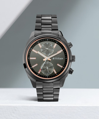 Titan NQ1733NM01 Neo All Black Analog Watch  - For Men
