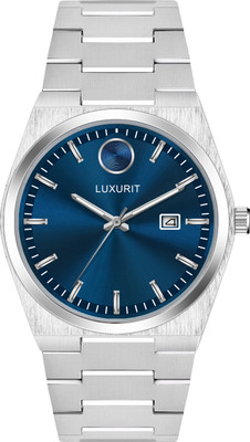 luxurit Moon Series Stainless Steel Analog Watch  - For Men
