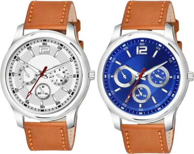 MAHAKAPI 3D-DIALS Oval Shaped-Rounded Formal Contrast Fast Selling Premium 3D-DIALS Oval Shaped-Rounded Formal Contrast Fast Selling Premium Analog Watch  - For Men