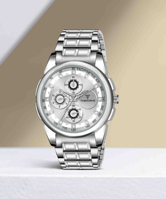 TIMEWORKS 404SSM01 TIMEWORKS Designer White Dial Round Shape Premium Analog Watch  - For Men