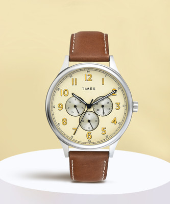 TIMEX Multi Function Champagne Dial Analog Watch  - For Men