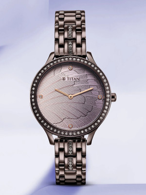 Titan Purple Glitz Purple Glitz Analog Watch  - For Women