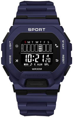 Brostin Brostin-2023 Silicone Strap Hybrid Multi Function Working Premium Quality LED Luminous Light Digital Watch  - For Men
