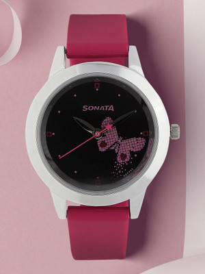 SONATA Pink&purple Analog Watch  - For Women