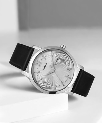 TIMEX Silver Dial with Day-Date Function Analog Watch  - For Men