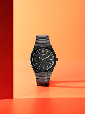 SONATA drop 5 from Poze Sonata Poze Deep Currants Quartz Black Round Dial Men's Watch Analog Watch  - For Men