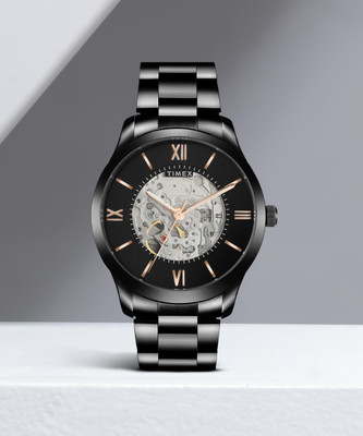 TIMEX Automatic Black Dial Analog Watch  - For Men
