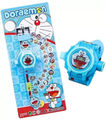 VAR Collection Doraemon Projector Watch Doraemon Projector Watch Digital Watch  - For Boys & Girls