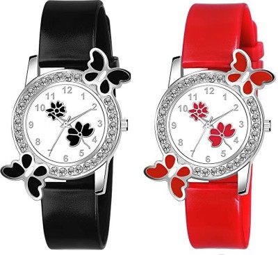 Hidelliya new bf blk&red Analog Watch  - For Women