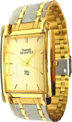 Hmt Swarna 7710 PLAIN Gold Dial gold Silver Chain Men Watch Analog Analog Watch  - For Men