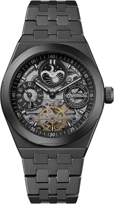 Ingersoll I15102 The Broadway Automatic Ceramic Black Dial Analog Watch  - For Men