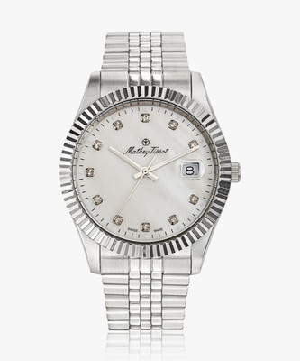 Mathey-Tissot H710AI Swiss Made Quartz Silver Dial Analog Watch  - For Men