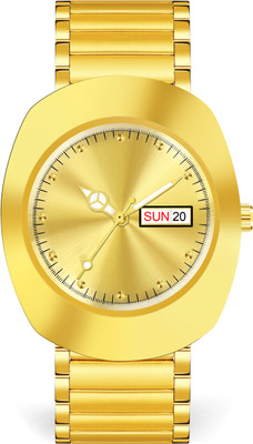 MIRSHO MSR--RADO DD STEEL FUL GOLD . GOLD DL Analog Watch  - For Men