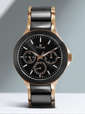 Titan NQ90089KD02 Ceramics Analog Watch  - For Men