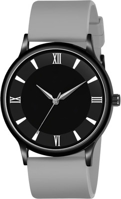 HPWATCH 12HPWTCH01 Modern Minimalist Black Dial Silicone Strap Analog Watch Analog Watch  - For Men