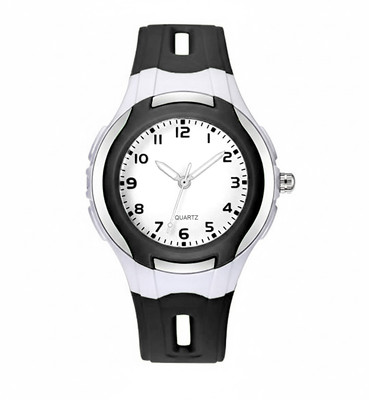 Time Up Classic Dial Classic White Dial,Water-Resistant,Silicon Band Quartz Kids (6-14 Years) Analog Watch  - For Boys & Girls