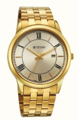 Titan Karishma Festive 3.0 Titan Karishma Festive 3.0 Quartz Light Gold Round Dial Men's Watch / Analog Watch  - For Men