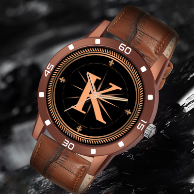 Red Robin ALPHA-K-AVO-BRW-TEN-PL-1 Alpha Heritage Collection K Brown Strap Watch for Man & Boys Analog Watch  - For Men