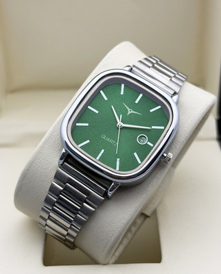 TERIZLA 401 Trending Day & Date Series Stainless Steel Chain for Boy Analog Watch  - For Men