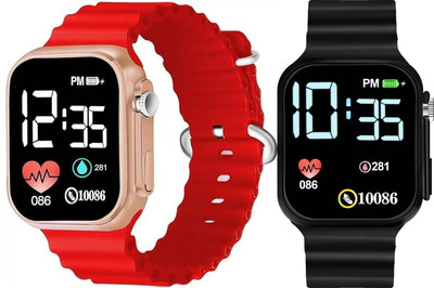 Fash Digital Waterproof LED Display Kids Watch for Boys & Girls Unisex Sport Digital Watch For Men - Women & Children Digital Watch  - For Boys & Girls