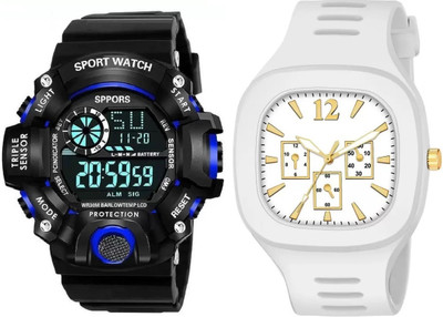 Tarido Analog Watch GREY_BLACK_SW_722 Analog-Digital Watch  - For Men