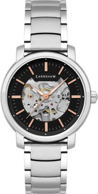 Earnshaw ES-8297-22 New Holland Skeleton Automatic Analog Watch  - For Men