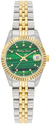 Mathey-Tissot D710BSV Swiss Made Quartz Green Dial Analog Watch  - For Women