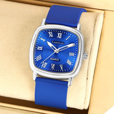 LIMESTONE Classic Series Smart Silicone Strap Square Quartz Analog Watch  - For Men