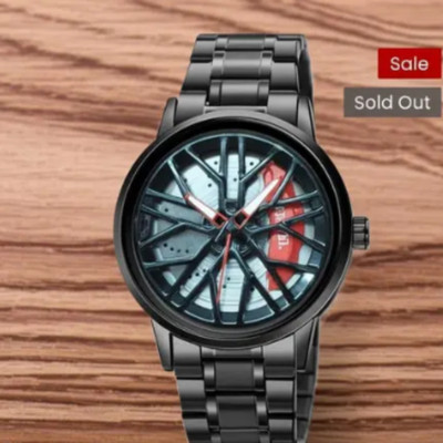 JARURATI STORE Men’s Rotating Wheel Dial Analog Watch A17 Analog Watch  - For Men