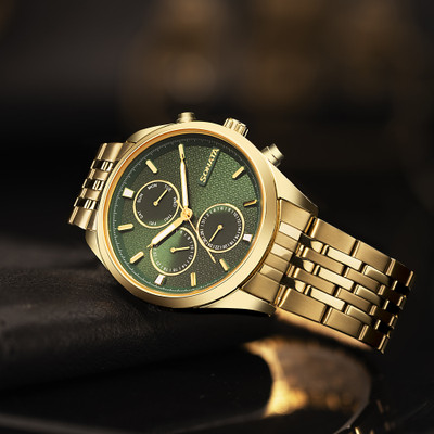 SONATA Magna Sonata Magna Quartz Green Round Dial Men's Analog Watch / Analog Watch  - For Men