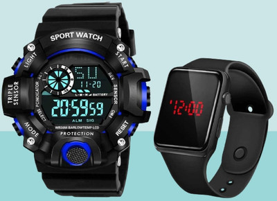 Haifun Sports Cool Style Amazing Look Digital Watch  - For Boys & Girls