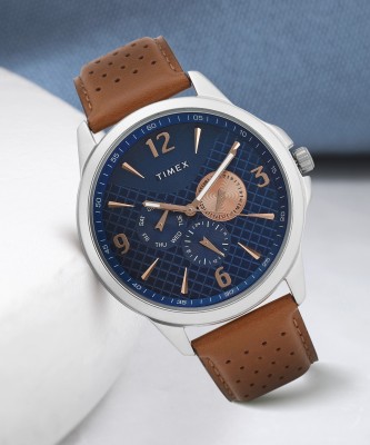 TIMEX TWEG16516 Blue-Dial Analog Watch  - For Men
