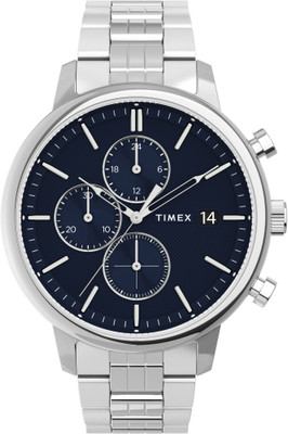 TIMEX TWEG26903 Chicago Blue Round Dial Analog Watch  - For Men