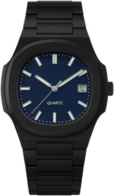 essential treasures Quartz Analog Watch For Men Blue Dail And Black Strap Essential Treasures Nautilus 5711/1A-010 Quartz Luxury Men's Analog Watch  - For Men